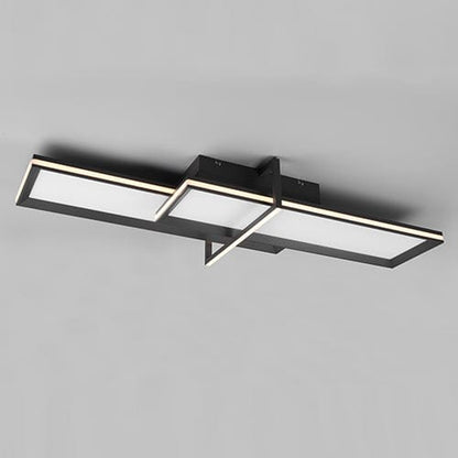 Luminaire Rectangulaire Noir