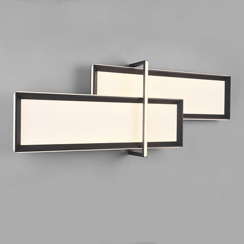 Luminaire Rectangulaire Noir