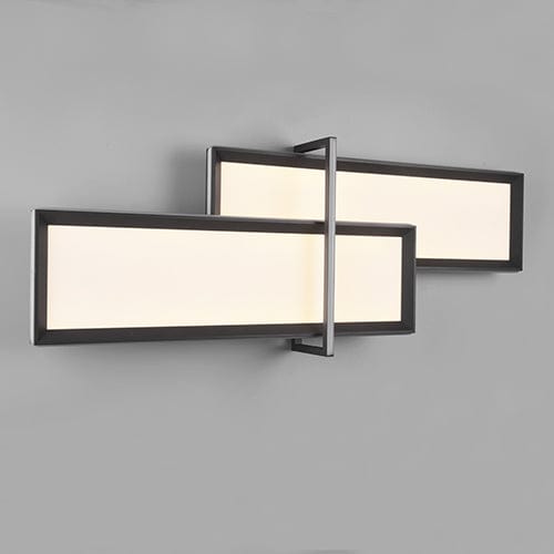 Luminaire Rectangulaire Noir