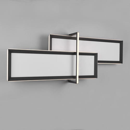 Luminaire Rectangulaire Noir