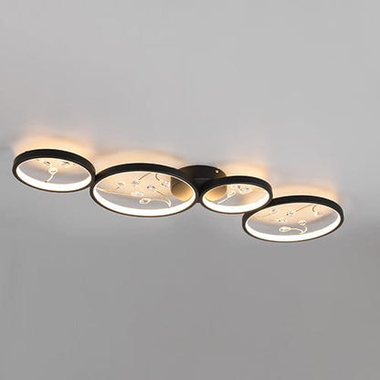 Plafonnier Led 4 Lampes