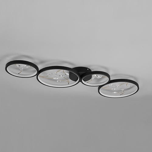 Plafonnier Led 4 Lampes