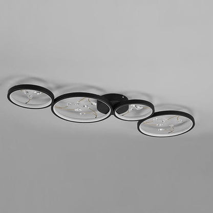 Plafonnier Led 4 Lampes