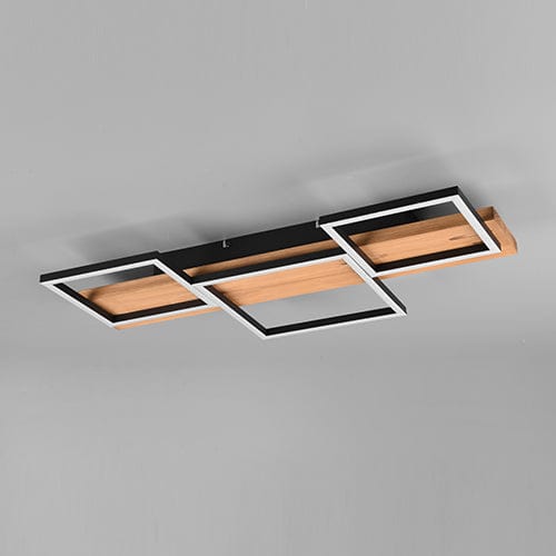 Plafonnier Rectangulaire Bois