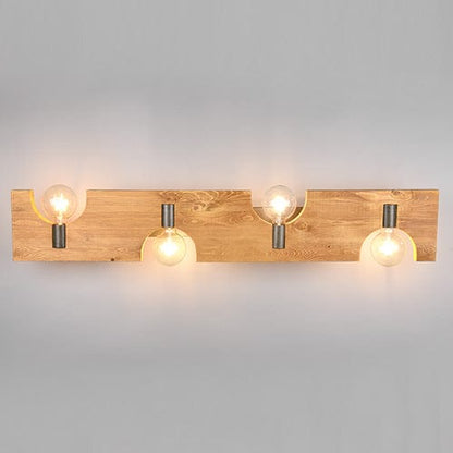 Plafonnier Plat Bois