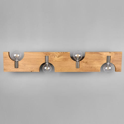 Plafonnier Plat Bois