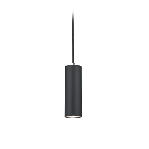 Luminaire Suspension Tube Noir