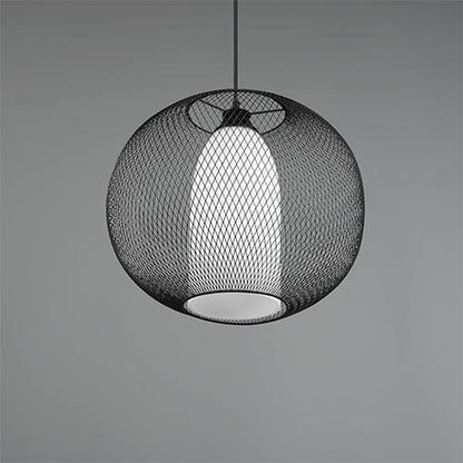 Luminaire Suspendu Noir Industriel