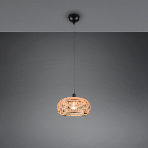 Suspension Luminaire Boule Rotin