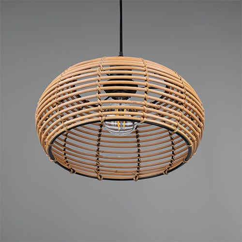 Suspension Luminaire Boule Rotin