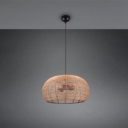 Suspension Rotin Luminaire