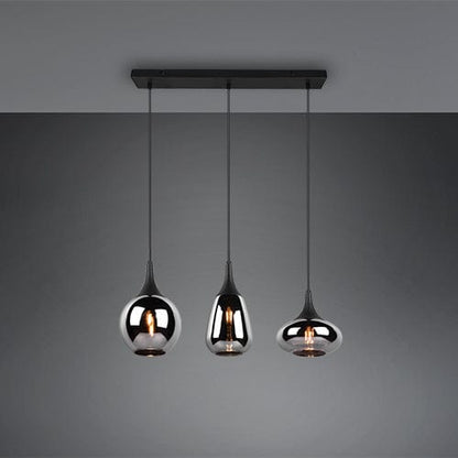 Luminaire Suspendu Noir 3 Lumieres