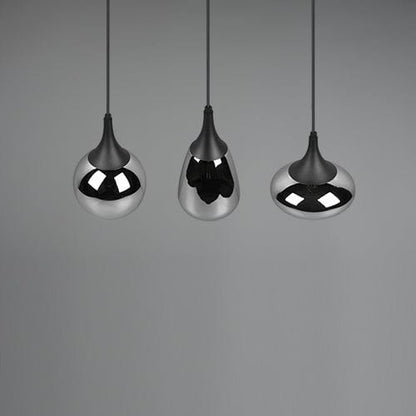 Luminaire Suspendu Noir 3 Lumieres