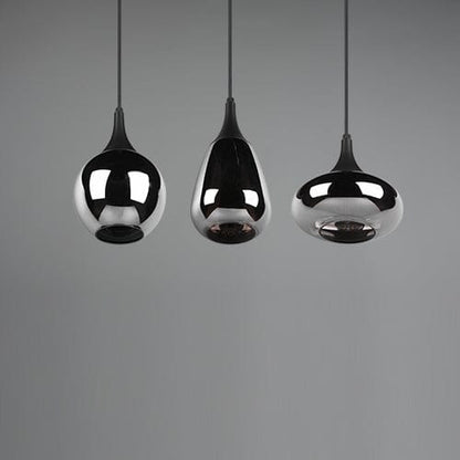Luminaire Suspendu Noir 3 Lumieres