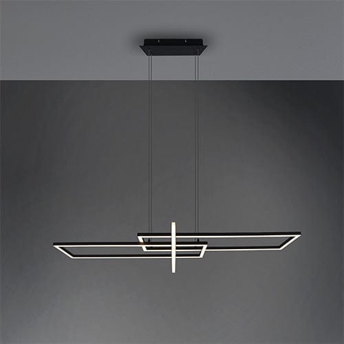 Luminaire Suspendu Moderne Noir