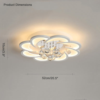 CrystalBloom Ceiling Light