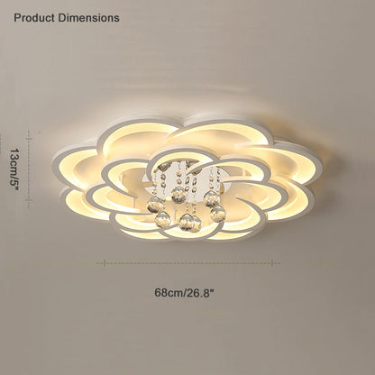 CrystalBloom Ceiling Light
