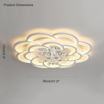 CrystalBloom Ceiling Light
