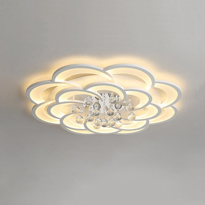 CrystalBloom Ceiling Light