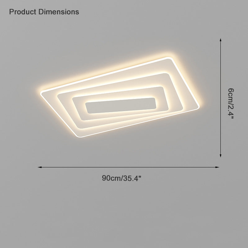 Geometric Recessed Ceiling Light