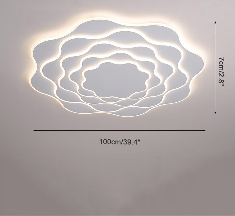 Modern Dimmable Flower Ceiling Light